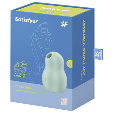 Vibratore Doppio Aria e Vibrazione Portatile, Silicone Soft